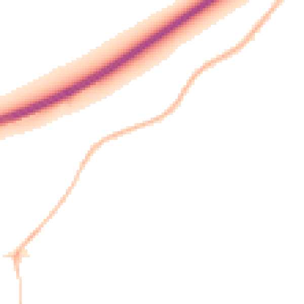 Night-time road noise heatmap for NR17 2SL