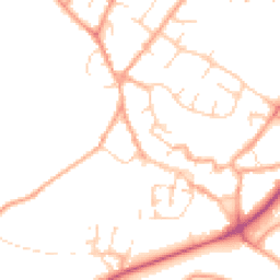 Daytime road noise heatmap for NR18 0AD