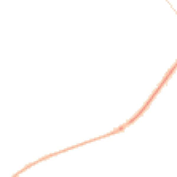 Night-time road noise heatmap for NR18 0AG