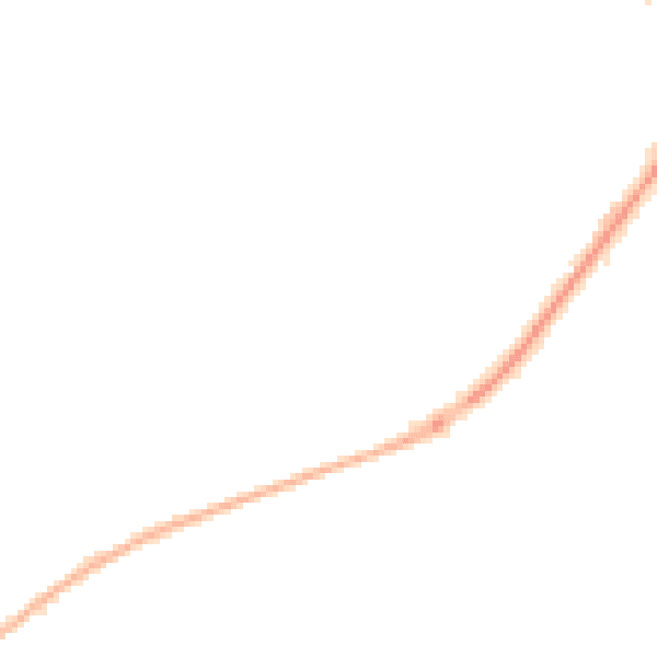 Night-time road noise heatmap for NR18 0AN