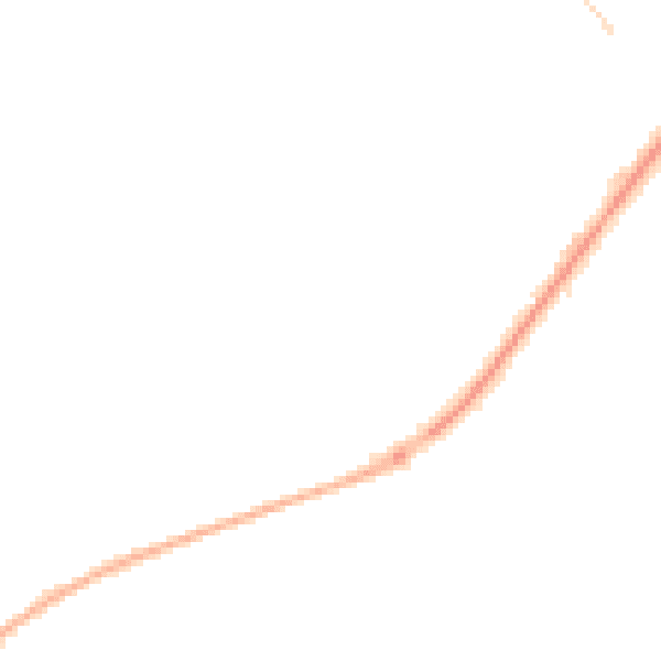 Night-time road noise heatmap for NR18 0AR