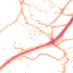 Daytime road noise heatmap for NR18 0AT