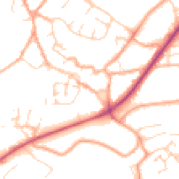 Daytime road noise heatmap for NR18 0AW