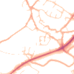 Daytime road noise heatmap for NR18 0BG