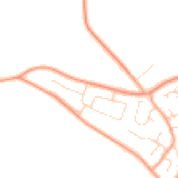 Daytime road noise heatmap for NR18 0DR