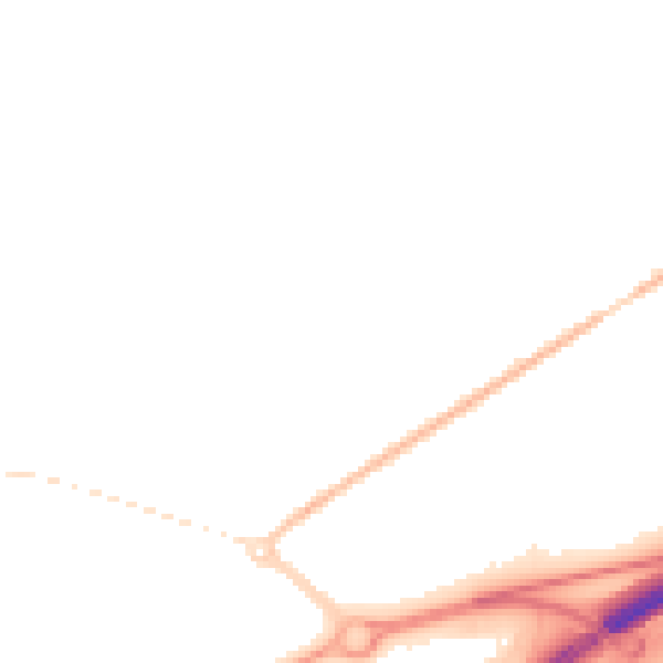 Night-time road noise heatmap for NR18 0FA