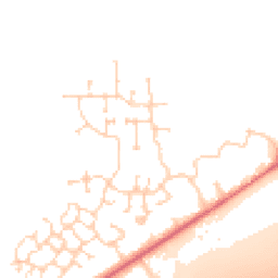 Daytime road noise heatmap for NR18 0FU