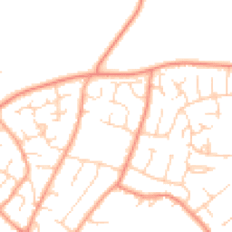 Daytime road noise heatmap for NR18 0JD