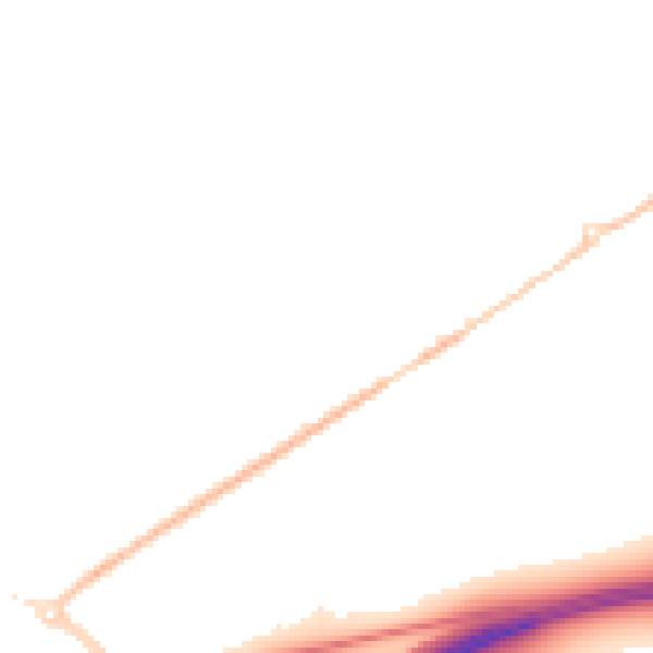 Night-time road noise heatmap for NR18 0UY