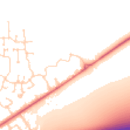 Daytime road noise heatmap for NR18 0XZ