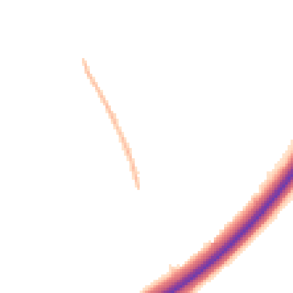 Night-time road noise heatmap for NR18 9AS
