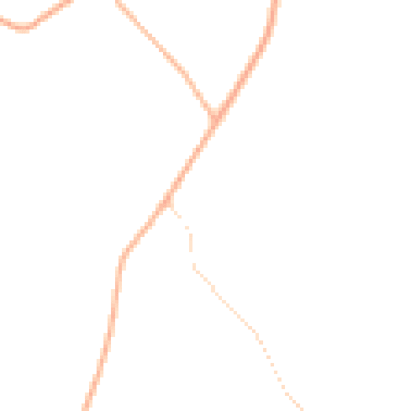 Night-time road noise heatmap for NR18 9EY