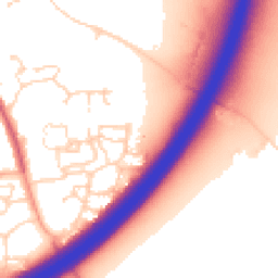 Daytime road noise heatmap for NR18 9GF