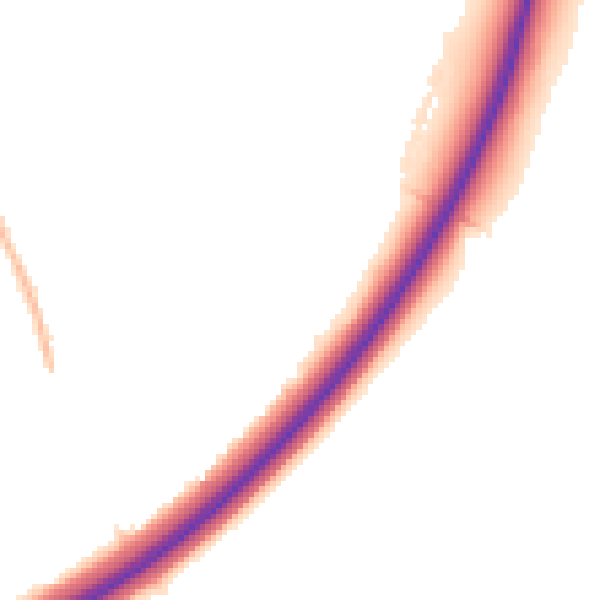 Night-time road noise heatmap for NR18 9GF