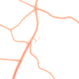Daytime road noise heatmap for NR18 9LT