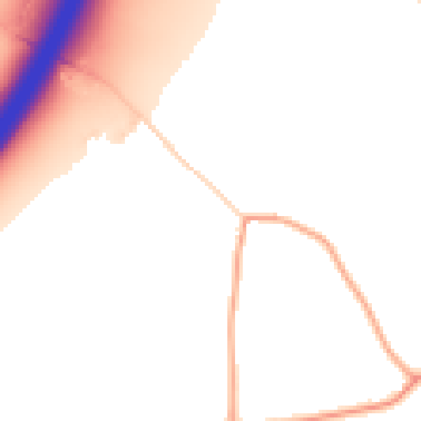 Daytime road noise heatmap for NR18 9NP