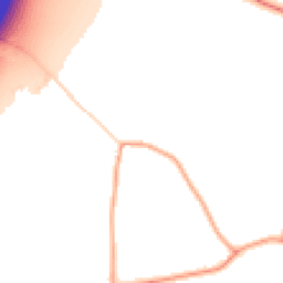 Daytime road noise heatmap for NR18 9NR