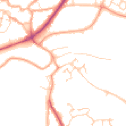 Daytime road noise heatmap for NR18 9NZ