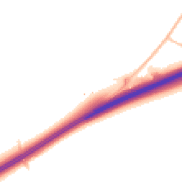 Night-time road noise heatmap for NR18 9SS