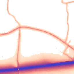 Daytime road noise heatmap for NR20 3AB