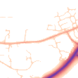 Daytime road noise heatmap for NR20 3AL