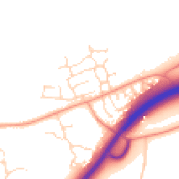 Daytime road noise heatmap for NR20 3BD