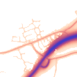 Daytime road noise heatmap for NR20 3FP