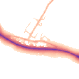 Daytime road noise heatmap for NR20 3HP