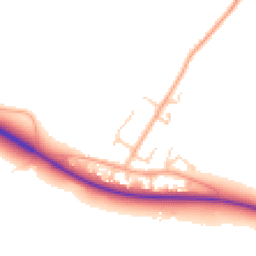 Daytime road noise heatmap for NR20 3HU