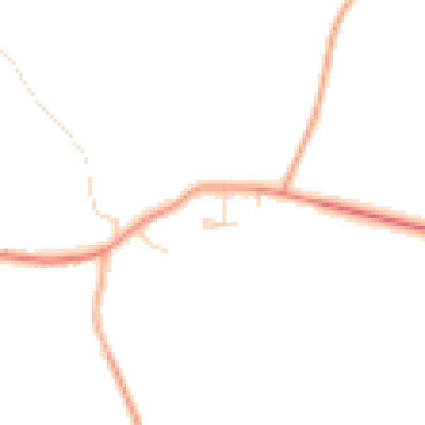 Daytime road noise heatmap for NR20 3LZ