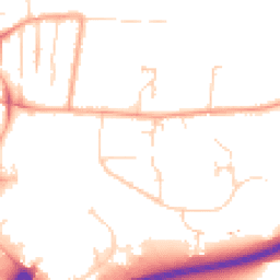 Daytime road noise heatmap for NR20 3PY