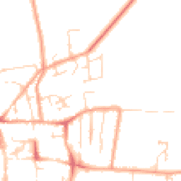 Daytime road noise heatmap for NR20 4AT