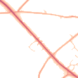 Daytime road noise heatmap for NR20 4BT