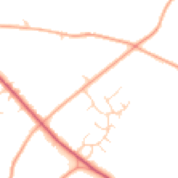 Daytime road noise heatmap for NR20 4BW