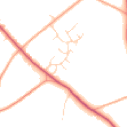 Daytime road noise heatmap for NR20 4HR