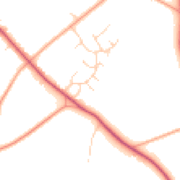 Daytime road noise heatmap for NR20 4JR