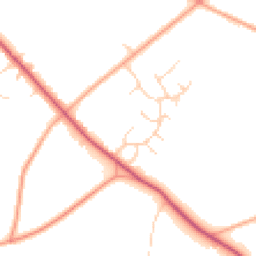 Daytime road noise heatmap for NR20 4PW