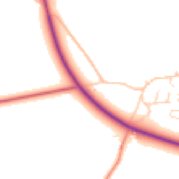 Daytime road noise heatmap for NR20 4RP