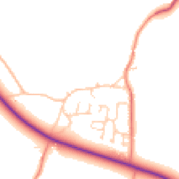 Daytime road noise heatmap for NR20 4RT