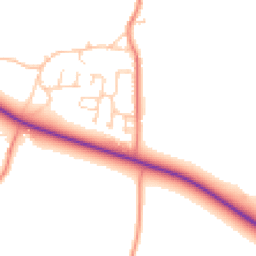 Daytime road noise heatmap for NR20 4SJ
