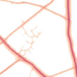 Daytime road noise heatmap for NR20 4TA