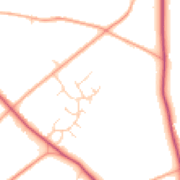 Daytime road noise heatmap for NR20 4TE
