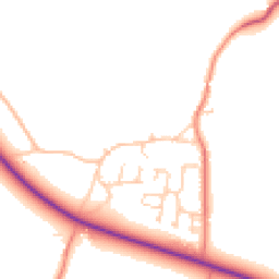 Daytime road noise heatmap for NR20 4UP