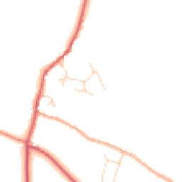 Daytime road noise heatmap for NR20 5JW