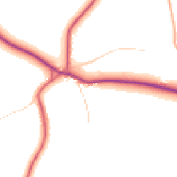 Daytime road noise heatmap for NR20 5NS