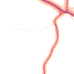 Daytime road noise heatmap for NR20 5PA