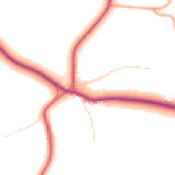 Daytime road noise heatmap for NR20 5TS