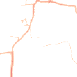Daytime road noise heatmap for NR20 5TW