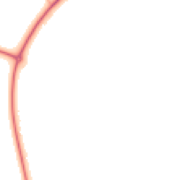 Night-time road noise heatmap for NR21 9QY