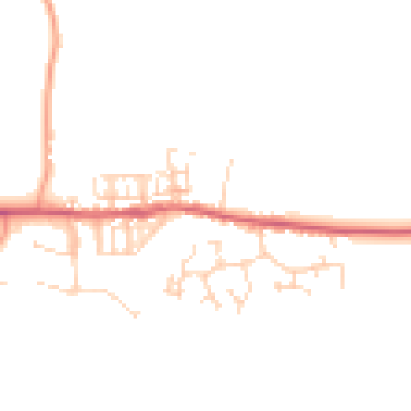 Daytime road noise heatmap for NR24 2DH